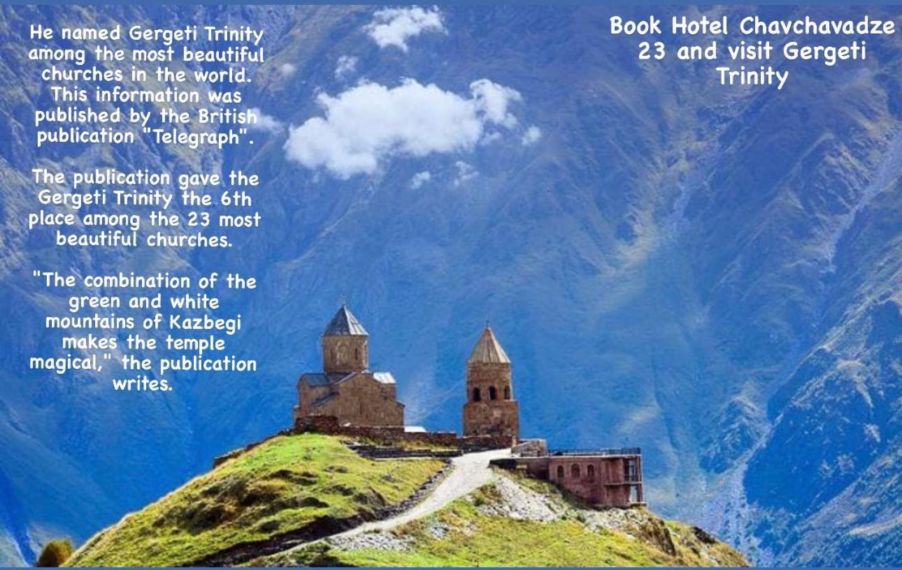 Guest House Chavchavadze N23 Kazbegi Eksteriør bilde